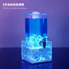Barril de Bebida LED Recarregável Tendência para Bar KTV, Barril de Refrigerante, Barril de Chopp, Barril de Cerveja Artesanal com Torneira e Pilar de Gelo