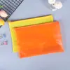 Bolsa Transparente de PVC con Cremallera, Bolsa para Guardar Material Escolar de Estudiante, Bolsa Impermeable Colorida Personalizable para Documentos, Bolígrafo Portátil para Oficina