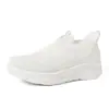 Sapatos Femininos de Malha Estilo Coreano para Primavera e Outono, Sapatos Slip-On Respiráveis e Leves, Sapatos Esportivos Casuais Masculinos e Femininos