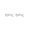 451 Estilo Coreano INS Nicho Diseño Lujo Ligero Minimalista Joker Mariposa Aretes de Perlas Plata Esterlina S925 Textura para Mujer