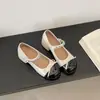 Zapatos de Mujer Estilo Francés Pequeña Fragancia Boca Baja Mary Jane Zapatos Individuales 2026 Nuevo Primavera Retro Tacones Altos Gruesos con Faldas Zapatos Pequeños de Cuero