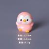 Decoración de Maceta de Jardín Pingüino Gris Divertido Versión Q Adornos Pequeños Creativos Accesorios DIY Hechos a Mano Figuras de Pingüinos Lindas