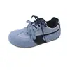 Zapatos de Entrenamiento Alemanes Atmosféricos para Mujer, Cuero Genuino, Estilo Nuevo de Primavera, Realce Interior, Suela Suave, Puntera Mango, Zapatos Deportivos Casuales Feos y Lindos