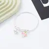 Popular pulsera de seguridad brillante de la marca Lucky, diseño de nicho de moda femenina, estilo de estudiante, regalo para novia
