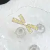 Nuevo Pasador de Pelo de Cristal de Colorido Moño Pinza Lateral para Mujer Flequillo Pinza de Frente Pinza de Pelo de Gama Alta Accesorios Coreanos para el Cabello