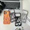 Adecuado para Apple 17Promax Funda para Teléfono Móvil Flameada Mate con Recorte de Refrigeración Iphone16 Gama Alta 15 Funda Anticaídas