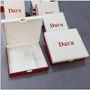 Caja para anillos, collares y pulseras, exquisita caja de embalaje de regalo de moda al por mayor, caja de regalo de una sola capa y doble capa, caja de regalo para joyas