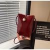 Bolsa Pequena Transfronteiriça para Mulheres, Bolsa para Celular, Nova Moda 2026 Bolsa de Ombro Transversal, Moda Feminina Simples Cor Sólida Pequena Bolsa Quadrada