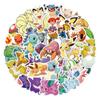 50 Adesivos para Mala de Viagem, Laptop, Pokemon, Desenho Animado, Grafite, DIY, Atacado