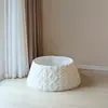 Falda para árbol de Navidad, Decoraciones de Navidad, Cubierta para base de árbol de Navidad, Falda para árbol de terciopelo con elfo de lentejuelas tridimensional, Estampado tridimensional