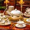 Conjunto de Louça Jingdezhen Alta Temperatura Utensílios de Mesa Domésticos Conjunto de Presente para o Ano do Cavalo Tigela e Prato de Porcelana Óssea Combinação Tigela de Cerâmica e Hashis Venda por Atacado