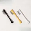 Tesoura Multifuncional Prática para Secreção Ocular Facial de Cachorro Limpeza Cuidados Pente para Manchas de Lágrimas de Animal de Estimação Gato Pequeno Pente Facial Pequeno