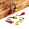 Perlas Excéntricas de Tungsteno, Anzuelos para Moscas Ninfas sin Púa, Señuelo Ponderado con Cabeza de Tungsteno para Pesca con Mosca, Cebo Artificial