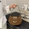 Bolsas de Designer de Nicho para Mulheres 2026 Novo Modelo Cor Sólida Moda Casual Bolsa Transversal Simples de Ombro para Abaixo do Braço Tendência