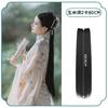 Fatia de peruca cabelo de espiga de milho fileira de cabelo estilo roupa chinesa peça única cabelo liso longo sem nós fatia de peruca estilo de cabelo antigo extensão de cabelo feminina fatia