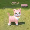 Novo Balão Animal com Rodas para Caminhar Decoração de Festa de Aniversário Infantil Adereços Barraca de Mercado Noturno Brinquedo ao Ar Livre Balão
