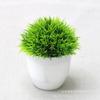 Suministro Transfronterizo de Plantas Simuladas, Plantas Pequeñas en Maceta, Adornos de Plantas Verdes Hemisféricas Frescas, Flores Falsas para Interior y Exterior, Decoración de Escritorio al por Mayor
