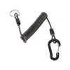 Corda de Aço para Pesca em Mar, Alicate para Iscas, Dispositivo de Controle de Peixes, Corda com Fivela de Suspensão, Corda Elástica Telescópica de Puxar, Corda de Aço com Mola Mosquetão