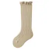 Novedad Primavera y Otoño 2026 Calcetines Vintage de Encaje a Media Pantorrilla para Niños Estilo Coreano Calcetines de Media Pantorrilla a la Moda para Niños