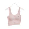 Meninas Desenvolvimento Underwear Meninas Junior High School Estudantes Meninas Látex Bra Ice Silk Seamless Small Vest Thin Underwear