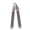 Nuevo juego de utensilios de cocina de acero inoxidable con mango de silicona, cuchillo para queso, rallador, cuchara para helado, abridor de botellas