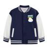 Ropa para Niños y Niñas Chaqueta Forrada de Polar 2025 Nueva Versátil Mediana y Grande Niños Casual Otoño e Invierno Engrosada Uniforme de Béisbol para Niños