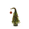 Novo produto transfronteiriço: Enfeite de Árvore de Natal de Mesa com Pescoço Torto, Frutas Vermelhas e Bolas Coloridas, Mini Árvore de Natal de Mesa, Direto do Fabricante