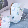 Renda Dupla Camada Ponto de Feijão Floral Fio de Neve Fita Flores Presente Bolo Laço diy Acessórios de Cabelo Material Fita