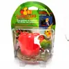Comedero de plástico para loros Suministros para pájaros Taza de comida para jaula de pájaros Ventilación Tanque de peces Betta Filtro de agua Comedero