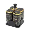Juego de Frascos para Condimentos Sellados a Prueba de Humedad, Botella Giratoria de Condimentos para el Hogar de Varias Piezas, Botella de Vidrio Portátil para Condimentos, Venta al por Mayor de Frascos para Condimentos