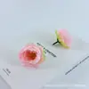 Exquisita Cabeza de Flor de Peonía DIY Hecha a Mano Artificial Falsa Flor Accesorios para el Cabello Retro Pasador Decoración de Flor Accesorios para Ropa Accesorios de Fotografía