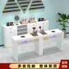 Mesa de Manicure Estilo Japonês, Estação de Manicure para Salão de Unhas, Caixa Organizadora com Ranhura, Mesa de Manicure Simples a Vácuo Laqueada