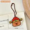 Tengyi Original Lindo Dibujo Animado Acrílico Capibara Colgante Llavero para Niñas Colgante Accesorios Colgante para Bolso Venta al por Mayor