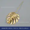 Material Flor Dourada Plástico Artificial Flor Dourada de Véspera de Ano Novo Balde de Bênção para Quarto de Casamento Arranjo de Flores Adereços de Decoração para Atmosfera de Natal e Ano Novo