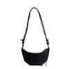 Bolso de Esquina Sense de Gama Alta Cuero Escarchado Vintage Celebridad de Internet Bolso Dumpling Moda 2024 Nuevo Bolso de Axila Bolso Cruzado de Hombro para Mujer