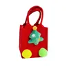 Spot Nuevo Navidad Nuevo Bolso Pequeño Bolso Pequeño de Fieltro Diseño Interesante Atmósfera Festiva Bolso Pequeño de Fieltro Exquisito
