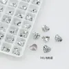 Cristal Dongzhou Geométrico Coração Gordo 6*5,3 Corações para Nail Art Strass Feito à Mão Coração de Diamante Artificial 4815 Decorações DIY para Nail Art
