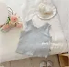Chaleco pequeño con bordado de agárico para niñas, tesoro para mujer, lindo estilo occidental, verano, buena ropa, tira en las axilas, lindo cabestrillo interior que combina con todo