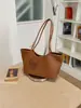Bolso de gran capacidad con patrón tejido para el día a día, nuevo modelo 2026, bolso de hombro o axila relajado y simple, bolso tote a la moda