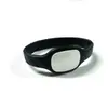 Sensor IC banda de muñeca de silicona etiqueta de número impresa para sauna banda de muñeca para gimnasio hotel KTV baño tarjeta de pulsera