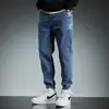 Jeans Solto Masculino Tendência Primavera e Outono Novo Estilo Joggers Confortável Versátil Harem Calças Casuais Masculinas