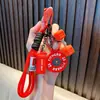 Llavero de Mascota Rojo Colgante para Bolsa de Año Nuevo Llavero de Pareja para Coche Día de Año Nuevo Pequeño Regalo Al por Mayor