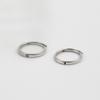 Anillo de Sol y Luna para Parejas, Par de Anillos de Plata con Viento Frío Ajustable, Estilo Mori, Temperamento Simple, Regalo Tanabata Coreano