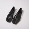 Sandalias Transparentes de Cristal Perezosas para Mujer Verano 2025 Nuevos Zapatos Planos de Punta Cuadrada Huecos Poco Profundos para Mujer Uso al Aire Libre