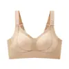 Sutiã Sem Fio Respirável Anti-Queda Toque de Pele Confortável Modelador Próximo ao Corpo Roupa Íntima Simples Versátil Sem Costura Sutiã Feminino