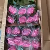 Flor de Rosa Simulada Hidratante Rosa de Alta Calidad Tacto Único Decoración del Hogar Flor Falsa Floristería Transfronteriza Rosa Explosiva