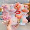 Crianças Hairpin Internet Popular bonito Super bonito bebê tecido Flower Clip coreano dos desenhos animados da menina Bangs Broken Hairpin