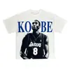 Nueva Camiseta con Estampado de Baloncesto para Hombre y Mujer, Camiseta de Manga Corta, Ropa de Alta Calidad para Hombre, Street Wear Algodón