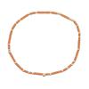 Pulsera Explosiones Transfronterizas Nicho Esmalte Personalidad Moda Pulsera de Cuentas de Arroz Simple Color Sólido Pulsera de Cuentas Doradas Puesto