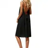 2026 Vestido Corto de Color Sólido Arrugado de Seda Helada Sin Tirantes Espalda Descubierta Fruncido para Comercio Exterior Transfronterizo Europeo y Americano Vestido de Playa para Vacaciones para Mujeres